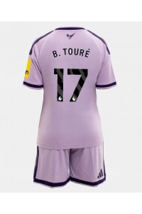 Newcastle United Bazoumana Toure #17 Babyklær Tredje Fotballdrakt til barn 2026-27 Korte ermer (+ Korte bukser)